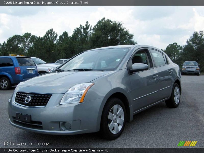 Magnetic Gray / Charcoal/Steel 2008 Nissan Sentra 2.0