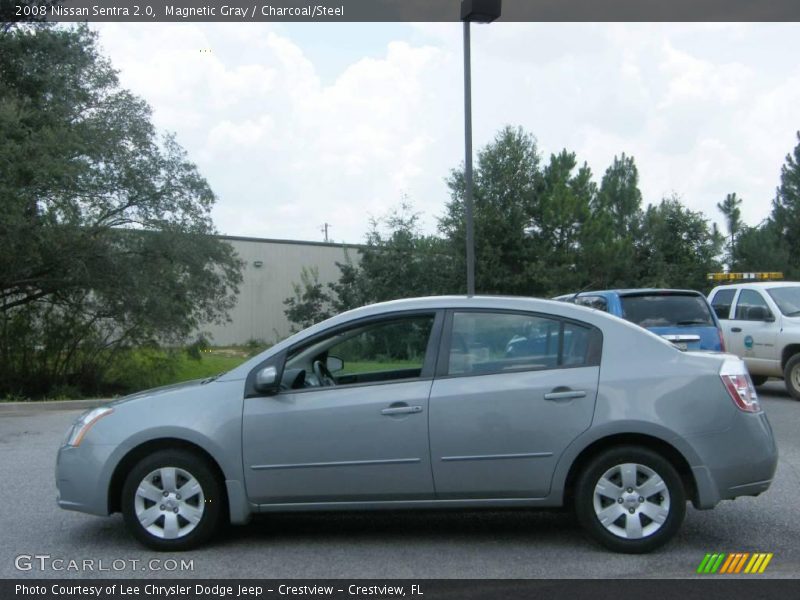 Magnetic Gray / Charcoal/Steel 2008 Nissan Sentra 2.0