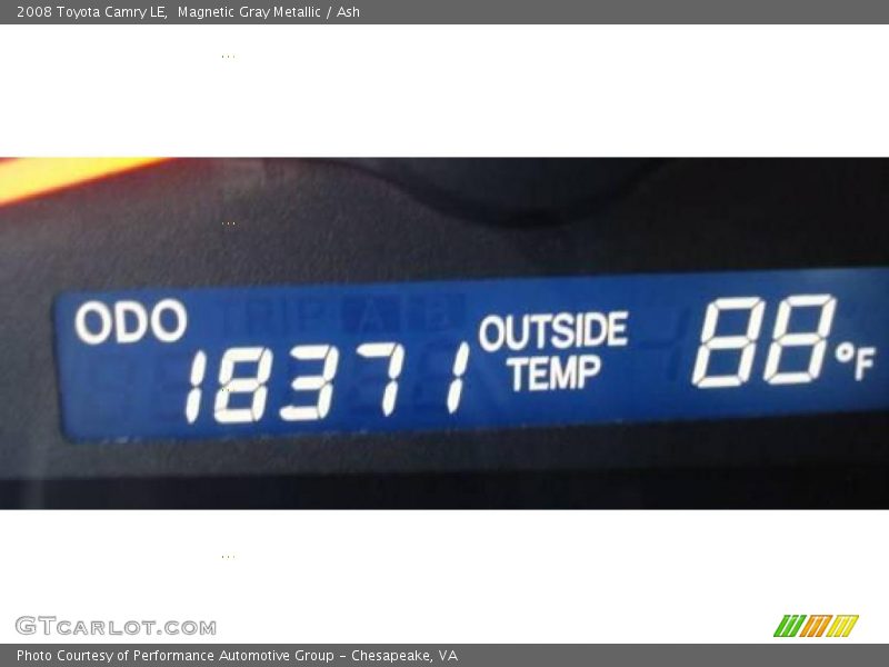 Magnetic Gray Metallic / Ash 2008 Toyota Camry LE