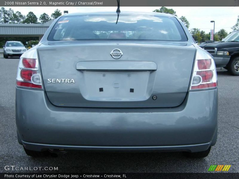 Magnetic Gray / Charcoal/Steel 2008 Nissan Sentra 2.0