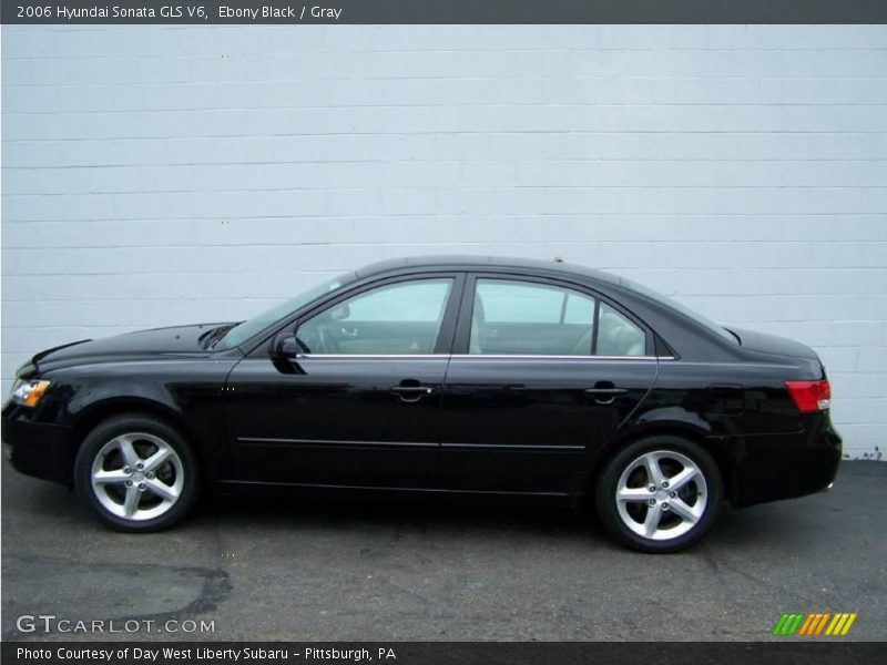 Ebony Black / Gray 2006 Hyundai Sonata GLS V6