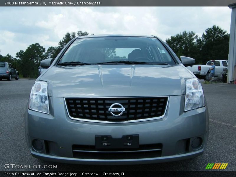 Magnetic Gray / Charcoal/Steel 2008 Nissan Sentra 2.0