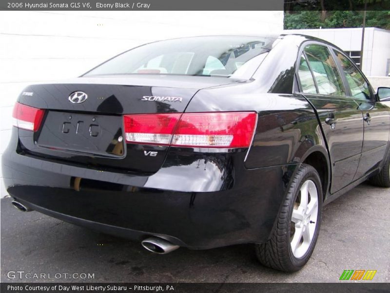 Ebony Black / Gray 2006 Hyundai Sonata GLS V6