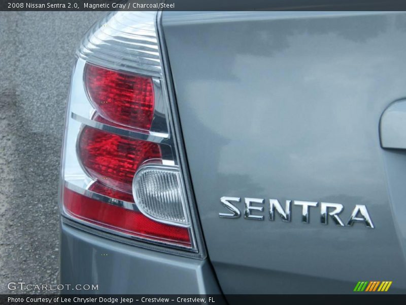 Magnetic Gray / Charcoal/Steel 2008 Nissan Sentra 2.0