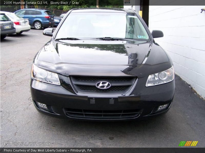 Ebony Black / Gray 2006 Hyundai Sonata GLS V6
