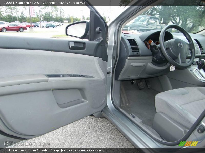 Magnetic Gray / Charcoal/Steel 2008 Nissan Sentra 2.0