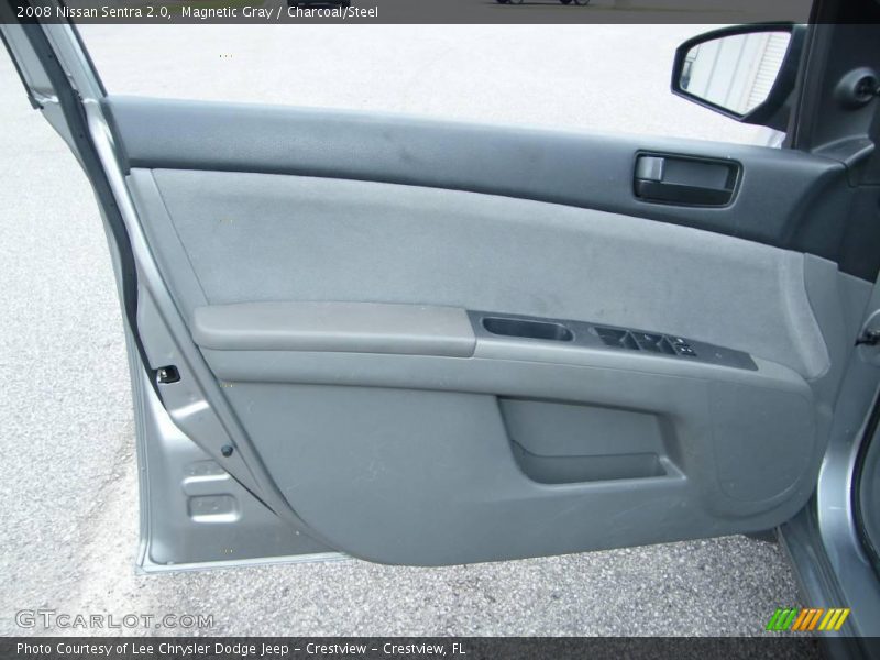 Magnetic Gray / Charcoal/Steel 2008 Nissan Sentra 2.0