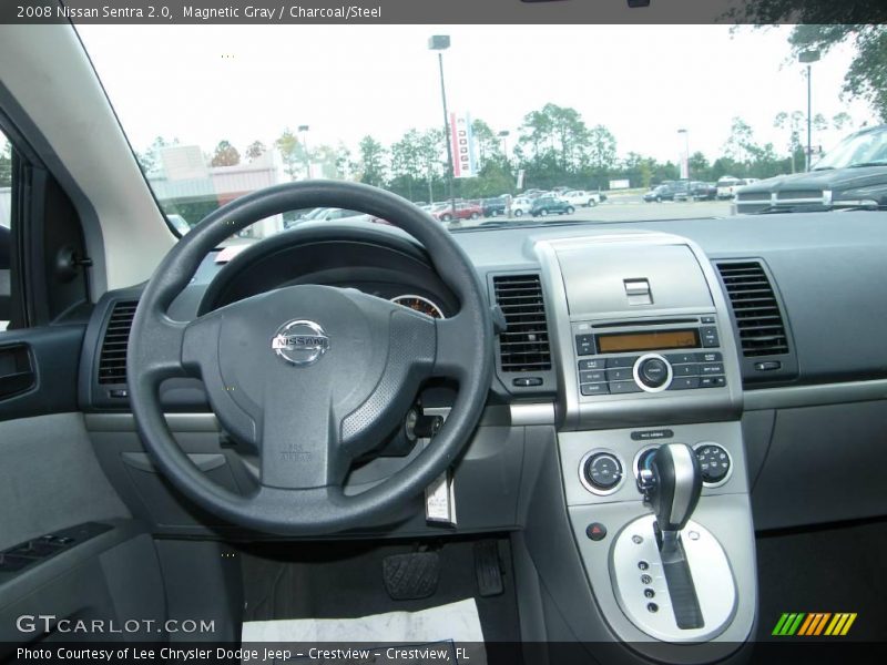 Magnetic Gray / Charcoal/Steel 2008 Nissan Sentra 2.0