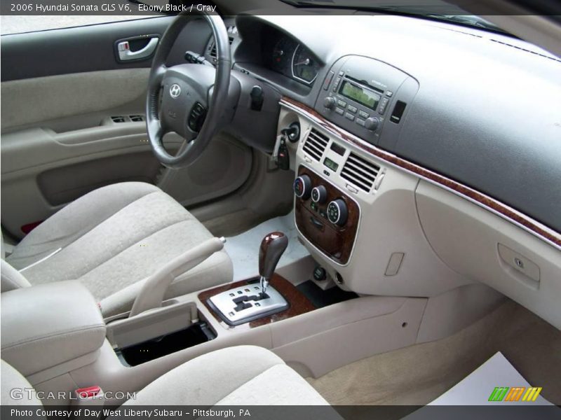 Ebony Black / Gray 2006 Hyundai Sonata GLS V6