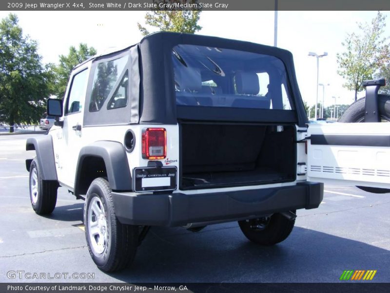 Stone White / Dark Slate Gray/Medium Slate Gray 2009 Jeep Wrangler X 4x4