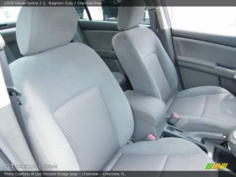 Magnetic Gray / Charcoal/Steel 2008 Nissan Sentra 2.0