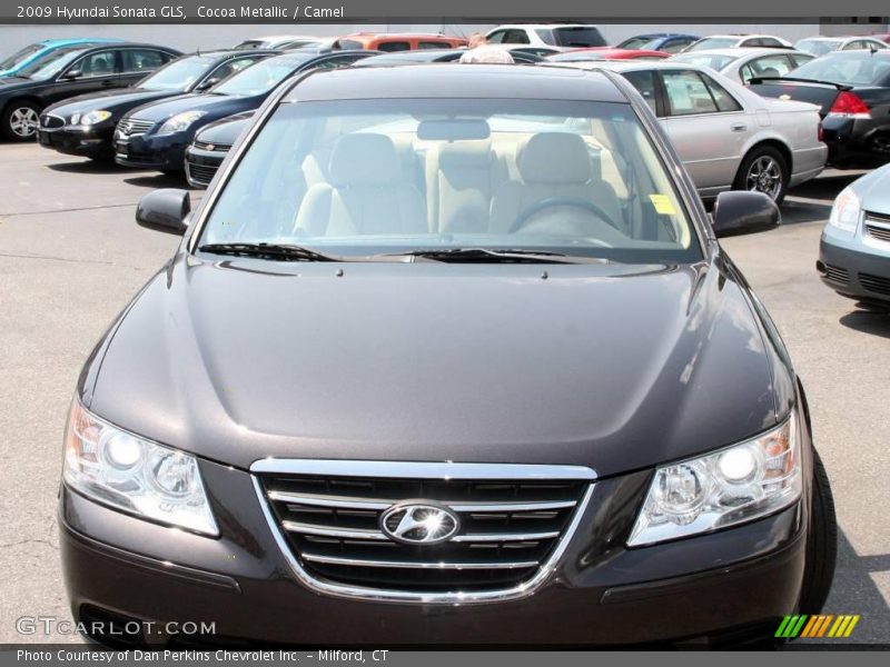 Cocoa Metallic / Camel 2009 Hyundai Sonata GLS