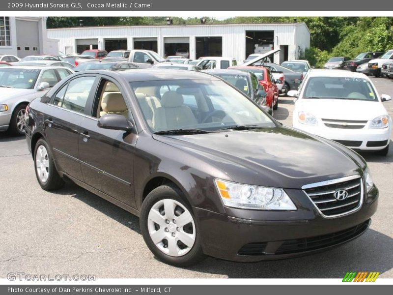 Cocoa Metallic / Camel 2009 Hyundai Sonata GLS