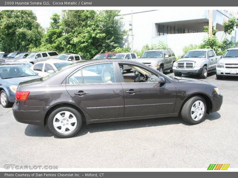 Cocoa Metallic / Camel 2009 Hyundai Sonata GLS
