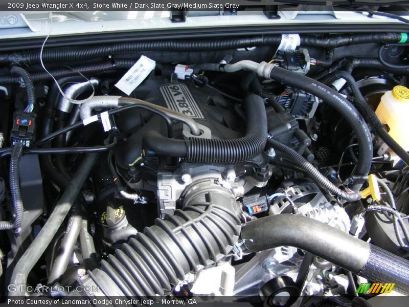 Stone White / Dark Slate Gray/Medium Slate Gray 2009 Jeep Wrangler X 4x4