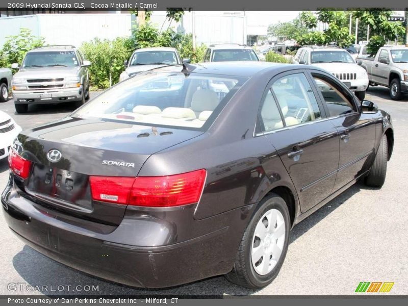 Cocoa Metallic / Camel 2009 Hyundai Sonata GLS