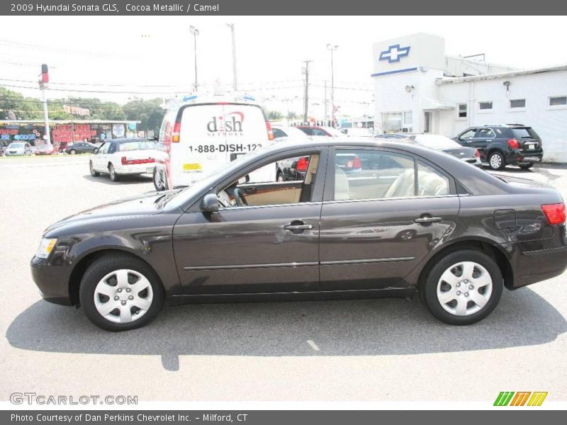 Cocoa Metallic / Camel 2009 Hyundai Sonata GLS