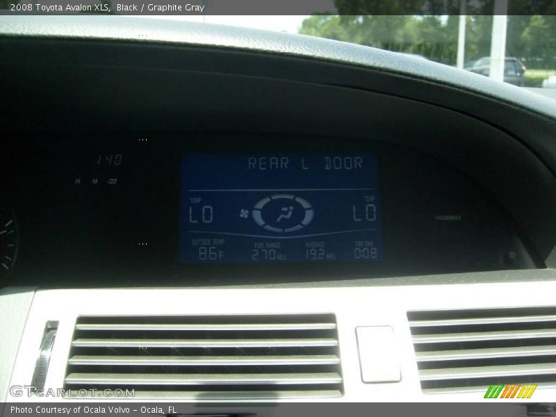 Black / Graphite Gray 2008 Toyota Avalon XLS