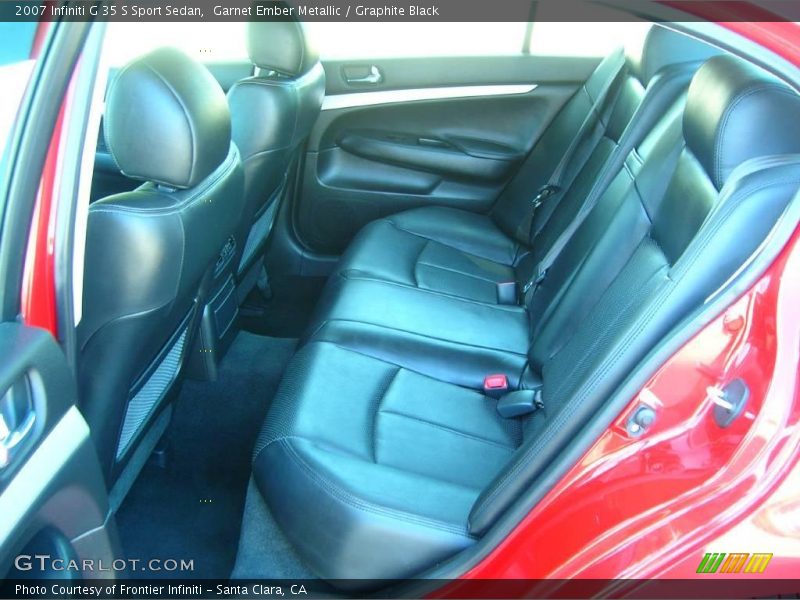 Garnet Ember Metallic / Graphite Black 2007 Infiniti G 35 S Sport Sedan