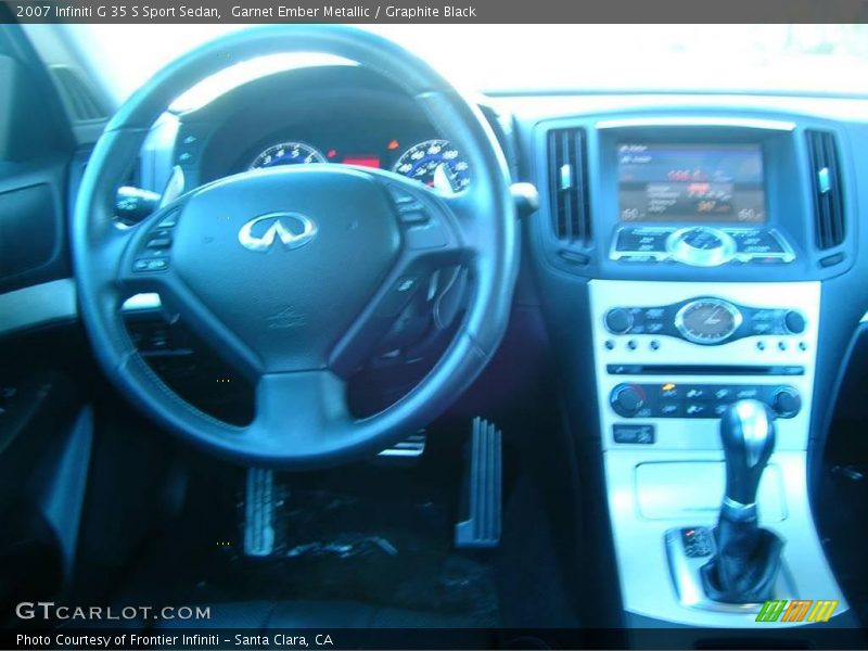 Garnet Ember Metallic / Graphite Black 2007 Infiniti G 35 S Sport Sedan