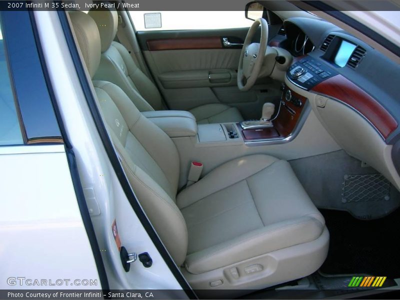 Ivory Pearl / Wheat 2007 Infiniti M 35 Sedan
