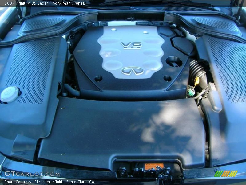 Ivory Pearl / Wheat 2007 Infiniti M 35 Sedan