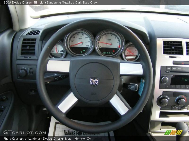 Light Sandstone Metallic / Dark Slate Gray 2009 Dodge Charger SE