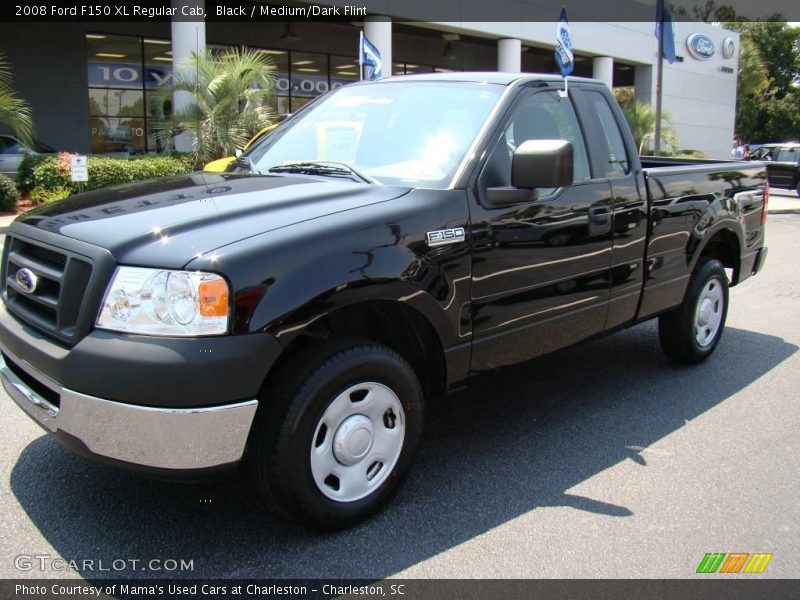 Black / Medium/Dark Flint 2008 Ford F150 XL Regular Cab