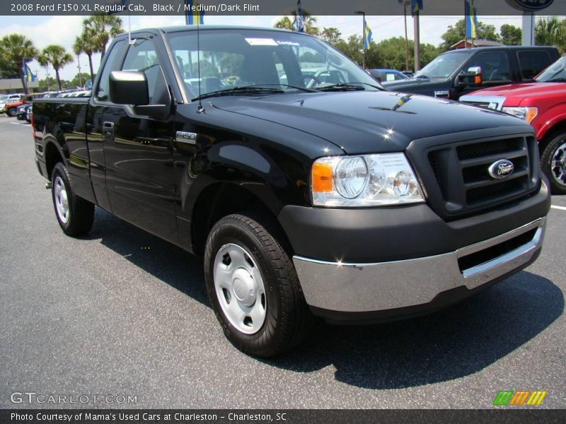 Black / Medium/Dark Flint 2008 Ford F150 XL Regular Cab