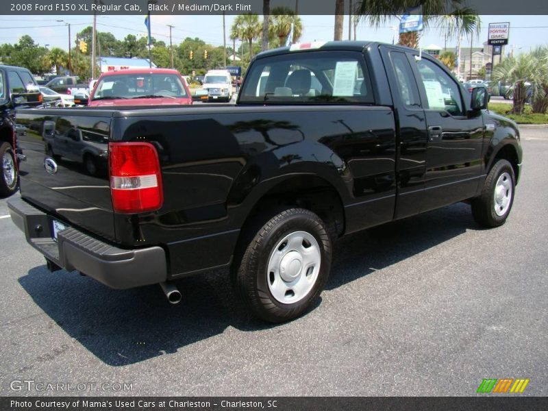 Black / Medium/Dark Flint 2008 Ford F150 XL Regular Cab