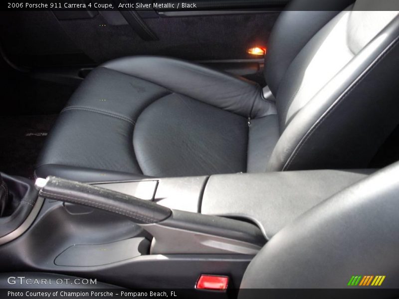 Arctic Silver Metallic / Black 2006 Porsche 911 Carrera 4 Coupe
