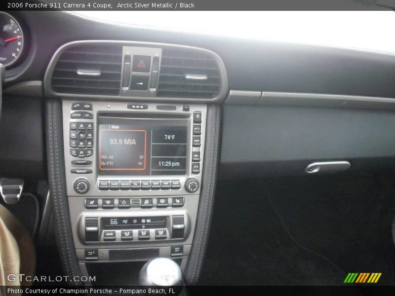 Arctic Silver Metallic / Black 2006 Porsche 911 Carrera 4 Coupe