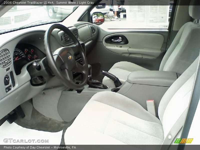 Summit White / Light Gray 2006 Chevrolet TrailBlazer LS 4x4