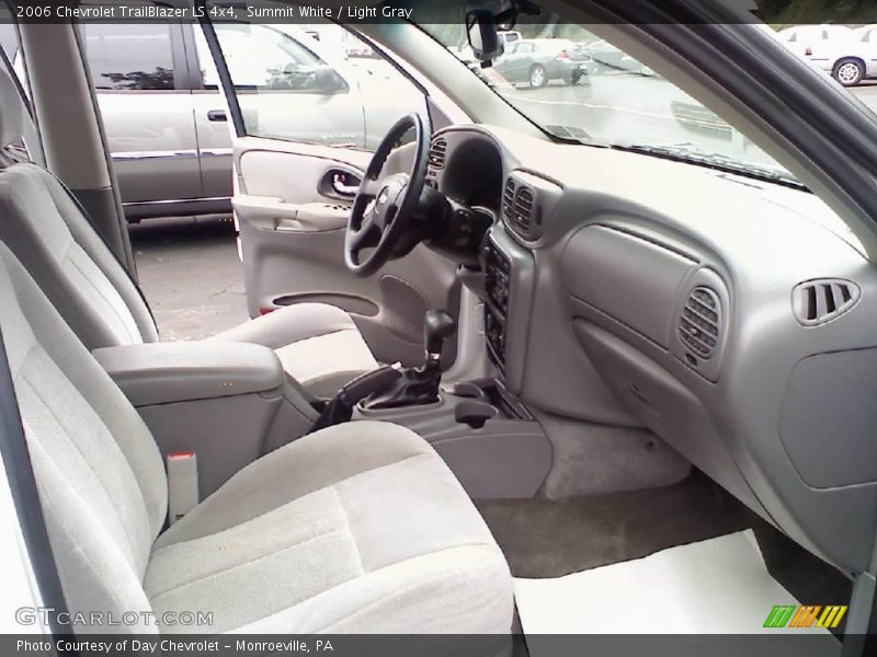 Summit White / Light Gray 2006 Chevrolet TrailBlazer LS 4x4