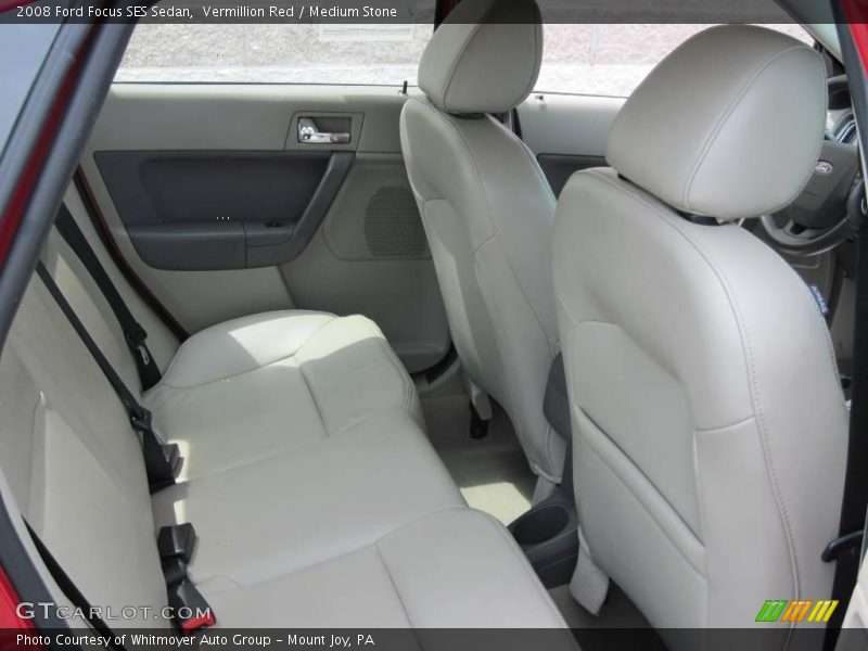 Vermillion Red / Medium Stone 2008 Ford Focus SES Sedan