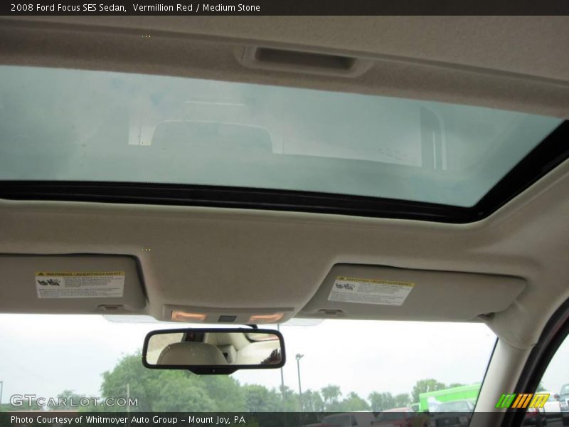 Vermillion Red / Medium Stone 2008 Ford Focus SES Sedan
