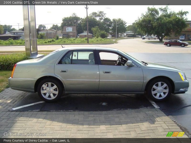 Green Silk Metallic / Very Dark Cashmere/Shale 2006 Cadillac DTS