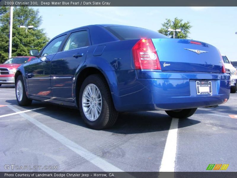 Deep Water Blue Pearl / Dark Slate Gray 2009 Chrysler 300