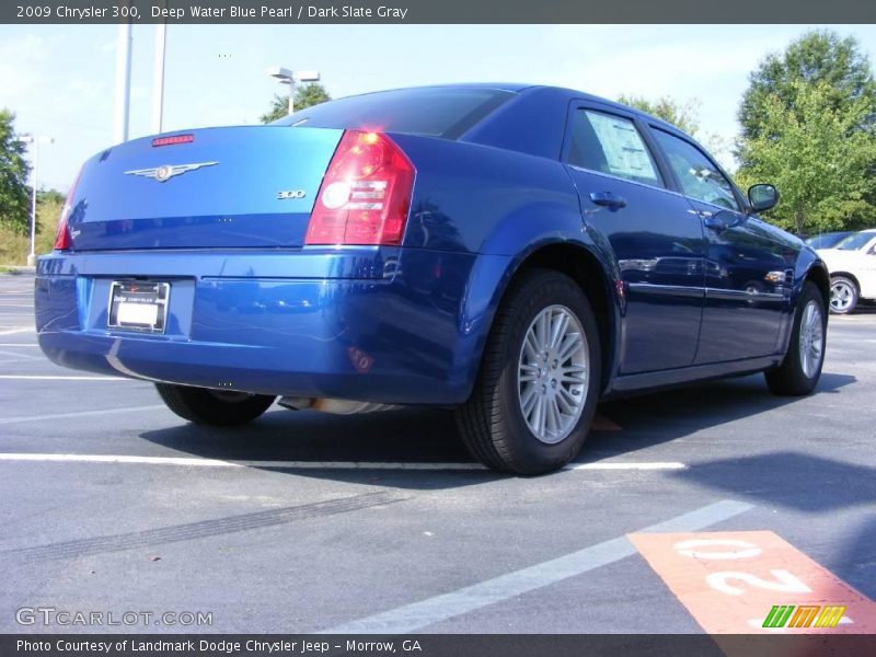 Deep Water Blue Pearl / Dark Slate Gray 2009 Chrysler 300