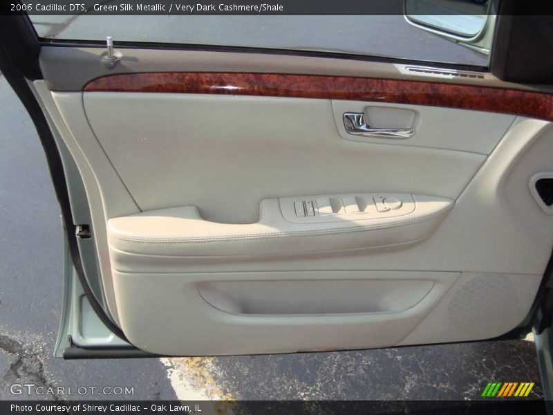 Green Silk Metallic / Very Dark Cashmere/Shale 2006 Cadillac DTS