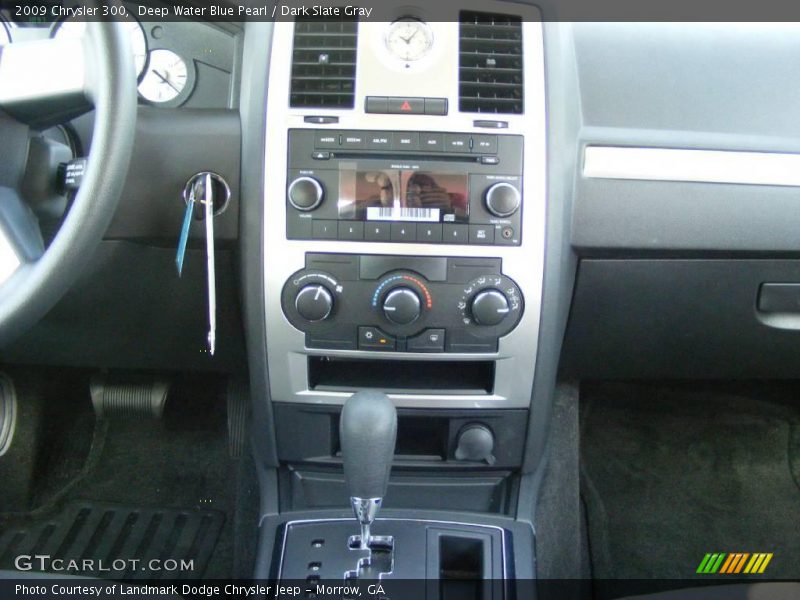 Deep Water Blue Pearl / Dark Slate Gray 2009 Chrysler 300