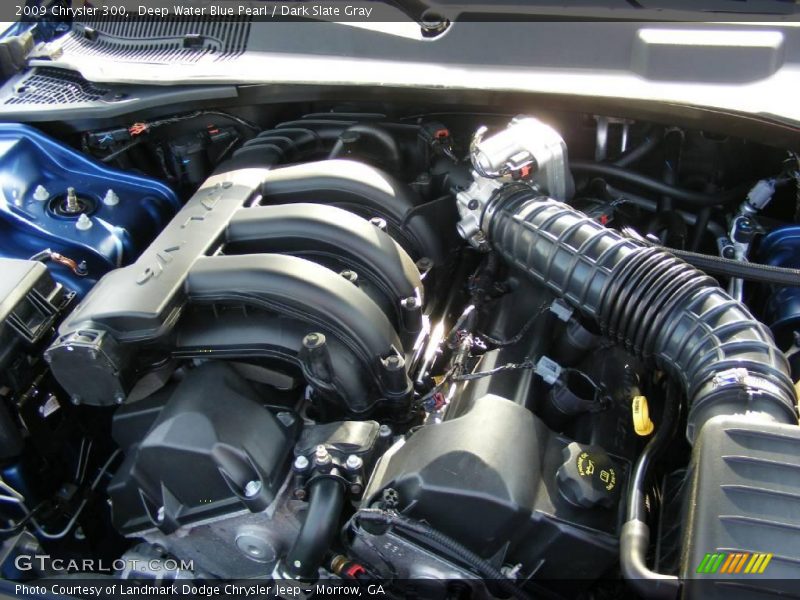Deep Water Blue Pearl / Dark Slate Gray 2009 Chrysler 300