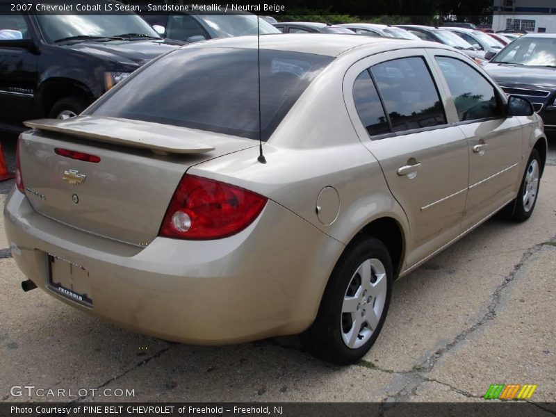 Sandstone Metallic / Neutral Beige 2007 Chevrolet Cobalt LS Sedan