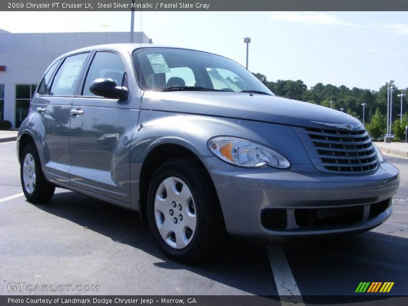 Steel Silver Metallic / Pastel Slate Gray 2009 Chrysler PT Cruiser LX