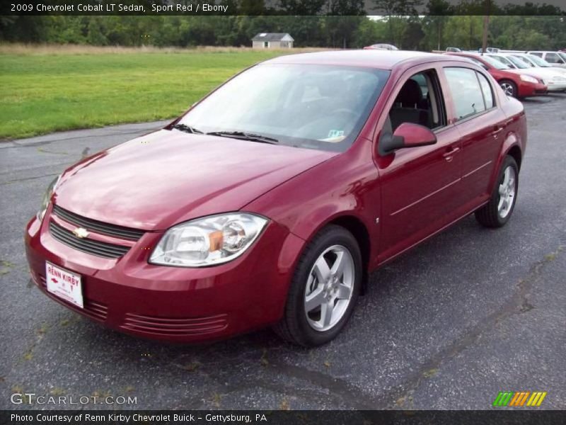 Sport Red / Ebony 2009 Chevrolet Cobalt LT Sedan