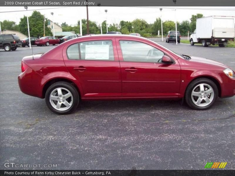 Sport Red / Ebony 2009 Chevrolet Cobalt LT Sedan