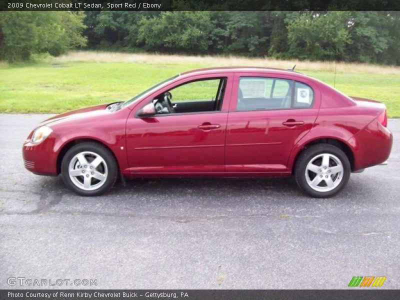 Sport Red / Ebony 2009 Chevrolet Cobalt LT Sedan