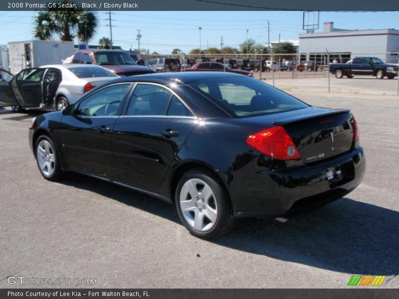 Black / Ebony Black 2008 Pontiac G6 Sedan