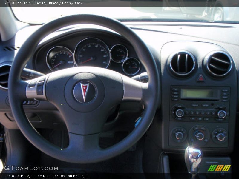 Black / Ebony Black 2008 Pontiac G6 Sedan