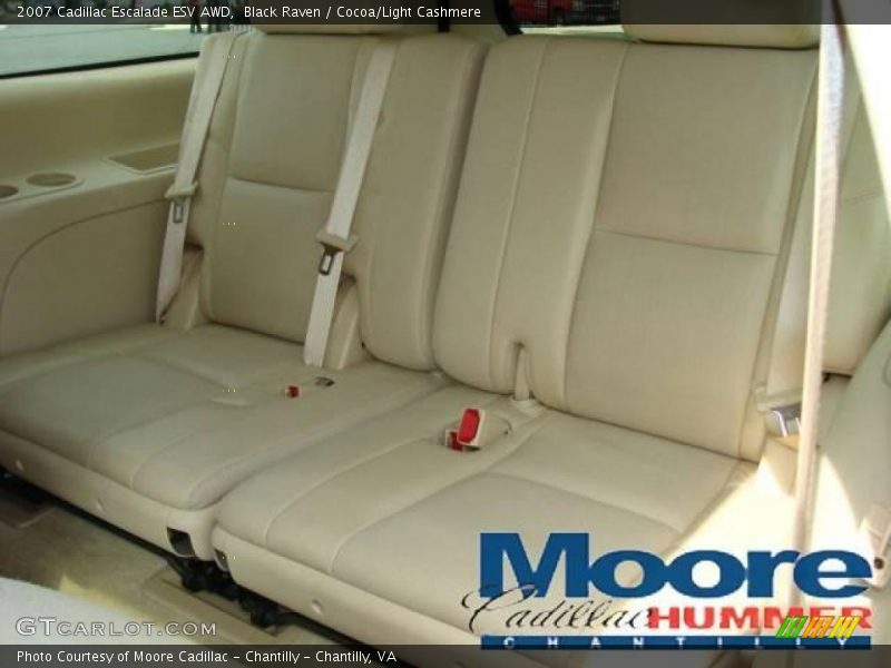 Black Raven / Cocoa/Light Cashmere 2007 Cadillac Escalade ESV AWD